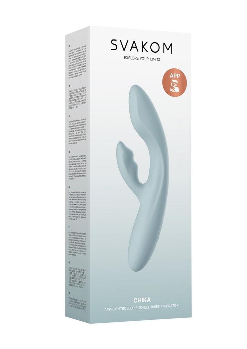 Svakom Chika Rechargeable Silicone App Compatible Interactive Rabbit Vibrator