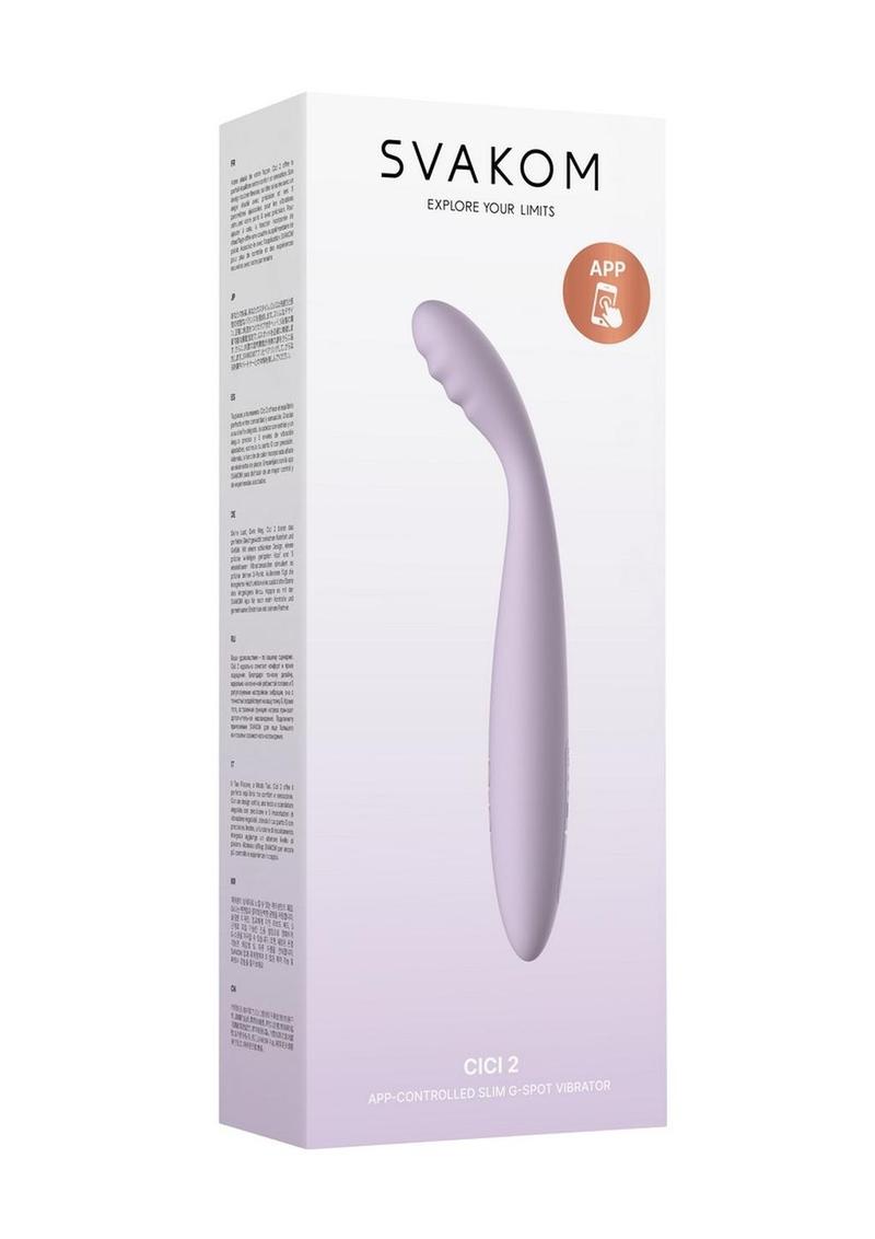 Svakom Cici 2 Rechargeable Silicone App Controlled G-Spot Vibrator