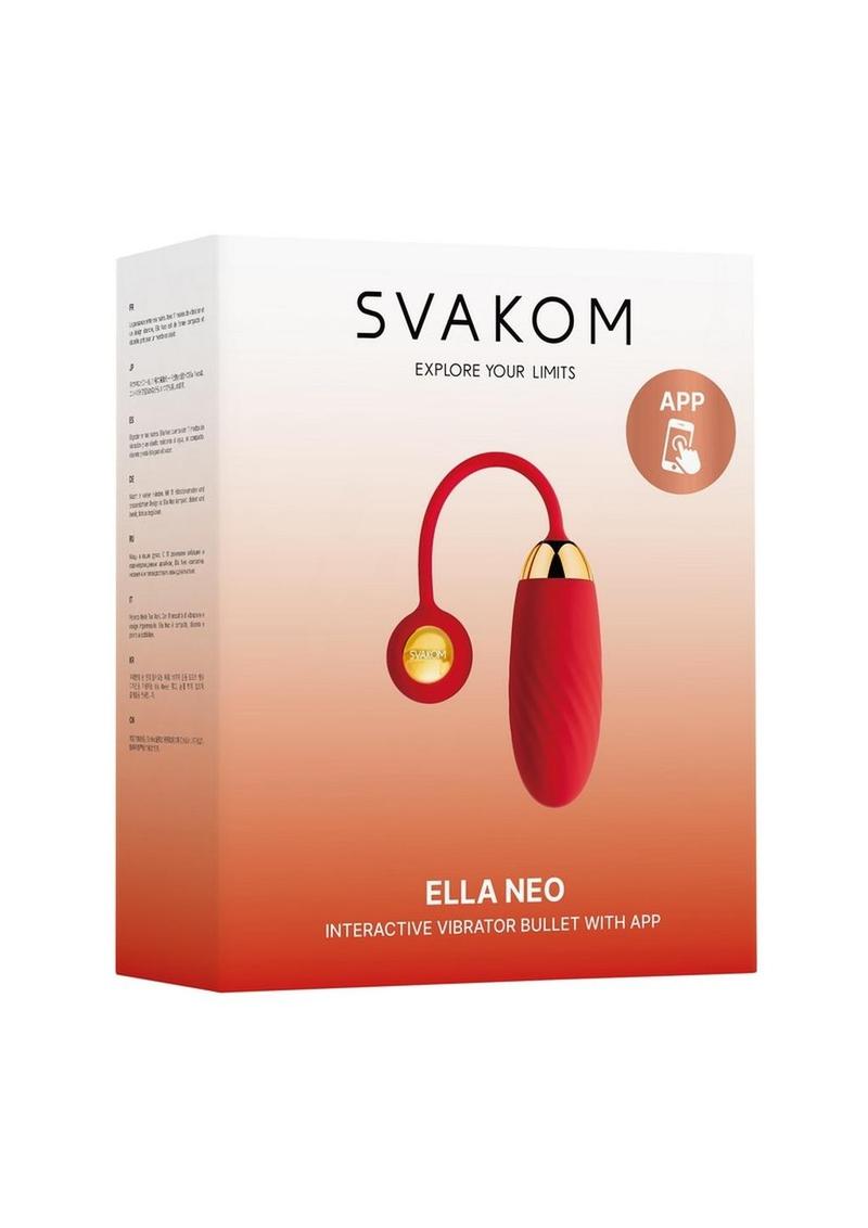 Svakom Ella Neo Silicone Interactive Bullet Vibrator