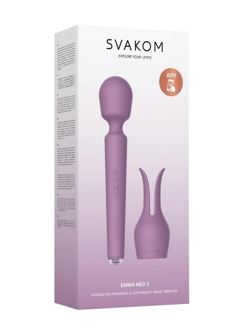 Svakom Emma Neo 2 Rechargeable Silicone Heated Vibrator with Compatible App