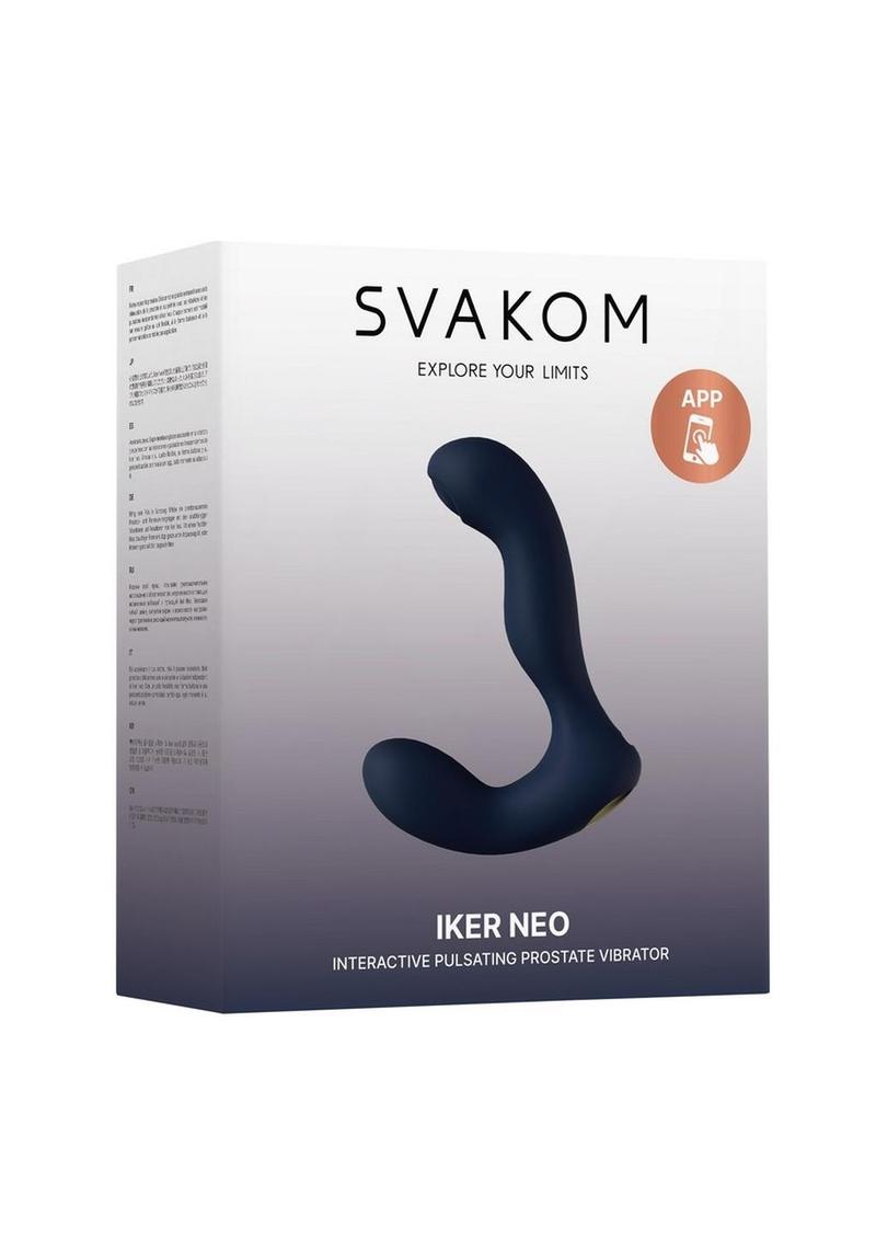 Svakom Iker Neo Rechargeable Silicone App Compatible Prostate Vibrator