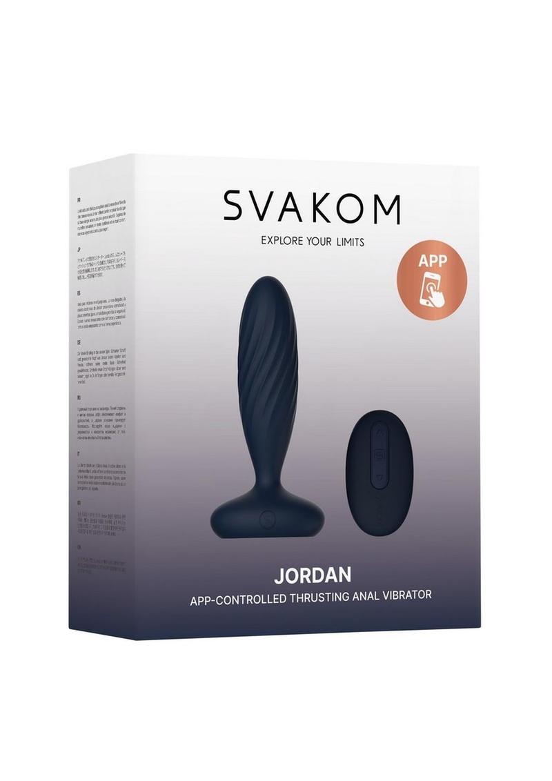 Svakom Jordan Rechargeable Silicone App Control Thrusting Anal Vibrator