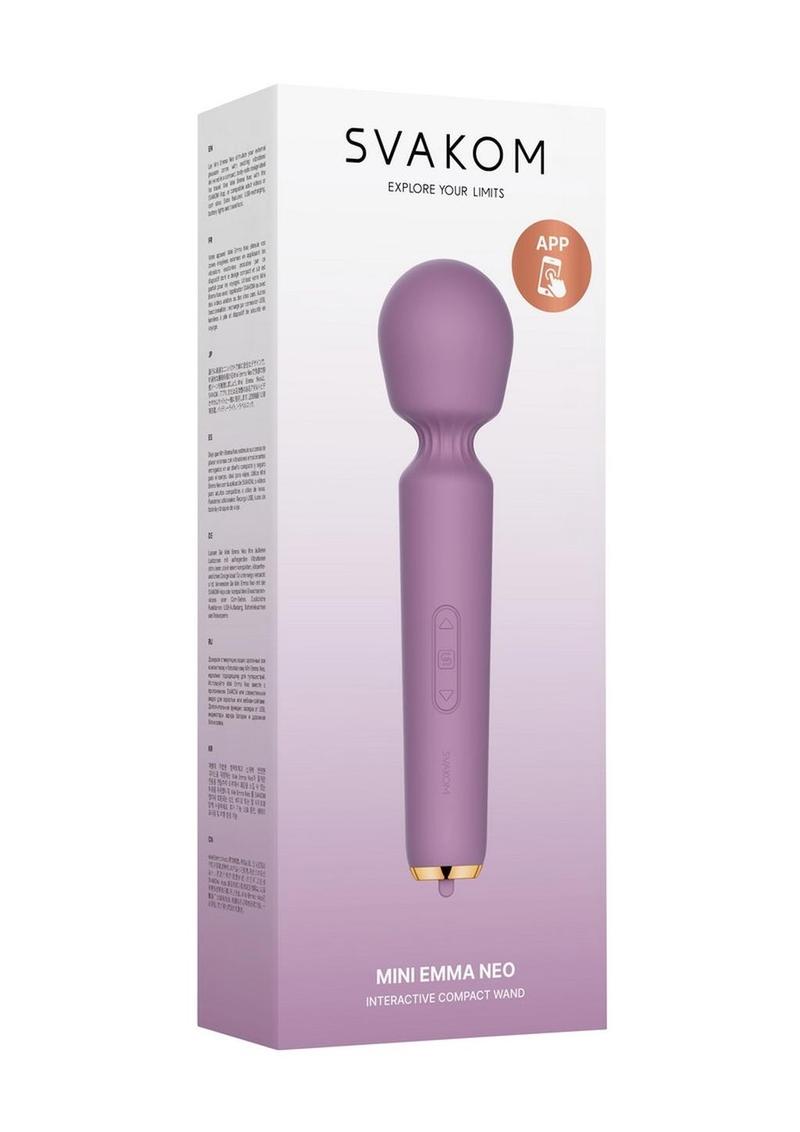 Svakom Mini Emma Neo Rechargeable Silicone Vibrator with Compatible App