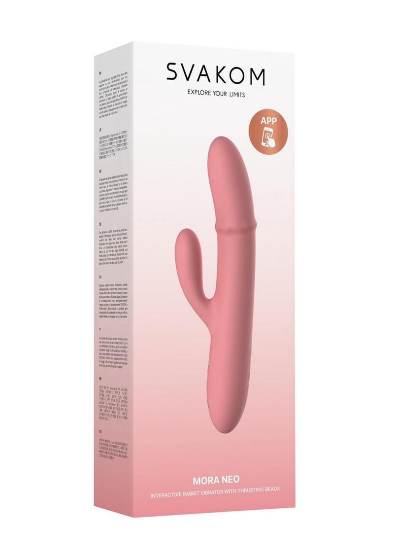 Svakom Mori Neo Rechargeable Silicone App Compatible Interactive Rabbit Vibrator
