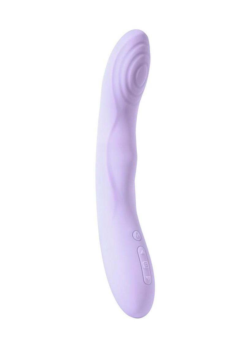 Svakom Selena Warming Rechargeable Silicone G-Spot Vibrator with Clitoral Stimulator