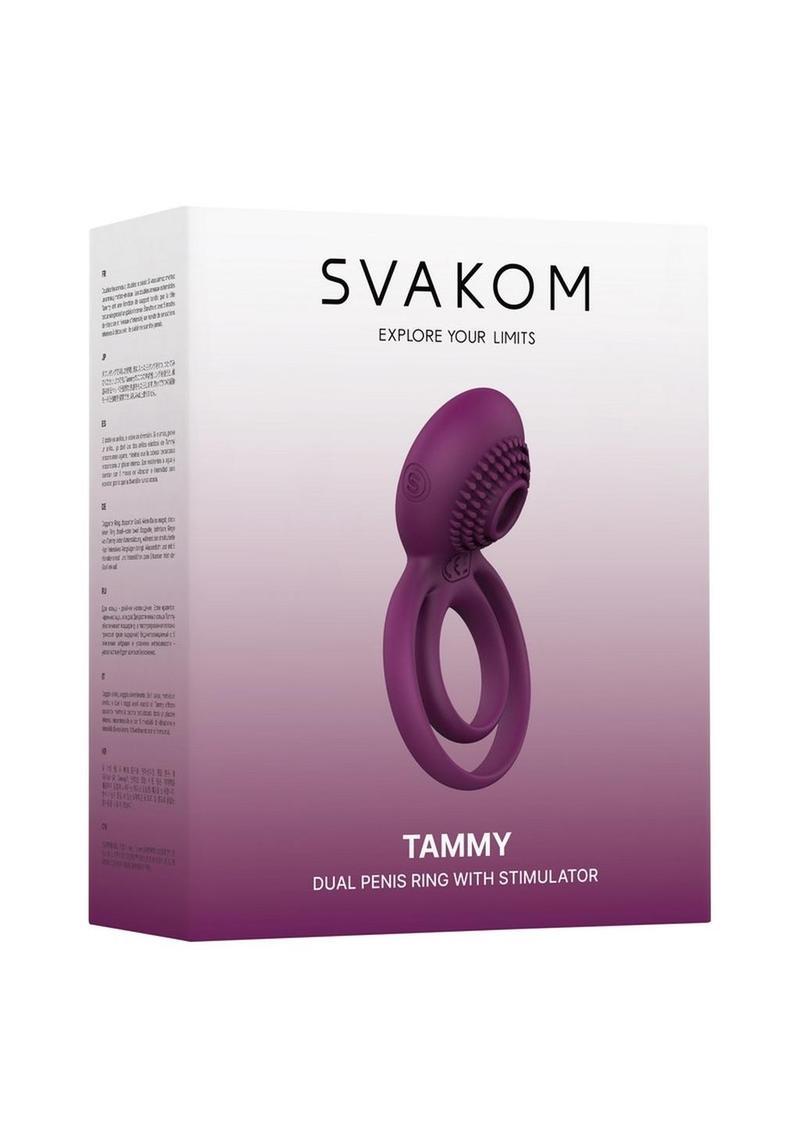 Svakom Tammy Silicone Rechargeable Clitoral Stimulator Couple's Ring