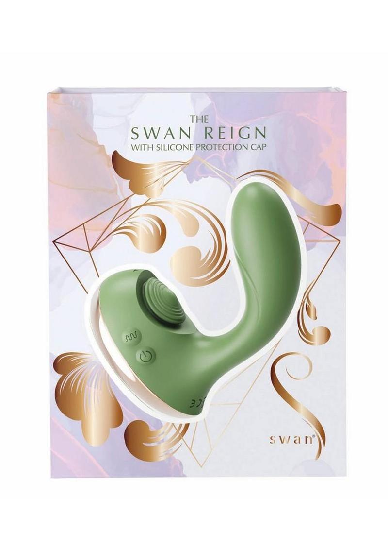 Swan Reign Rechargeable Silicone Dual Stimulating Vibrator