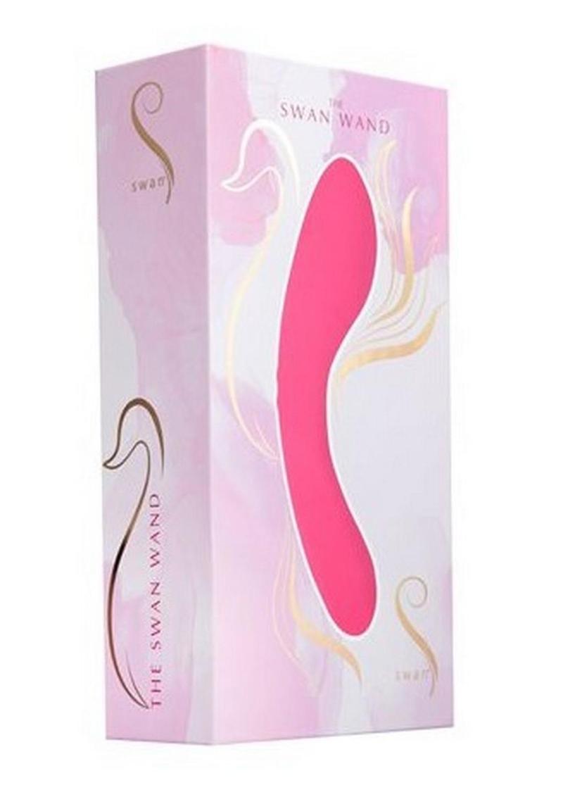 Swan The Swan Wand Silicone Rechargeable Massager