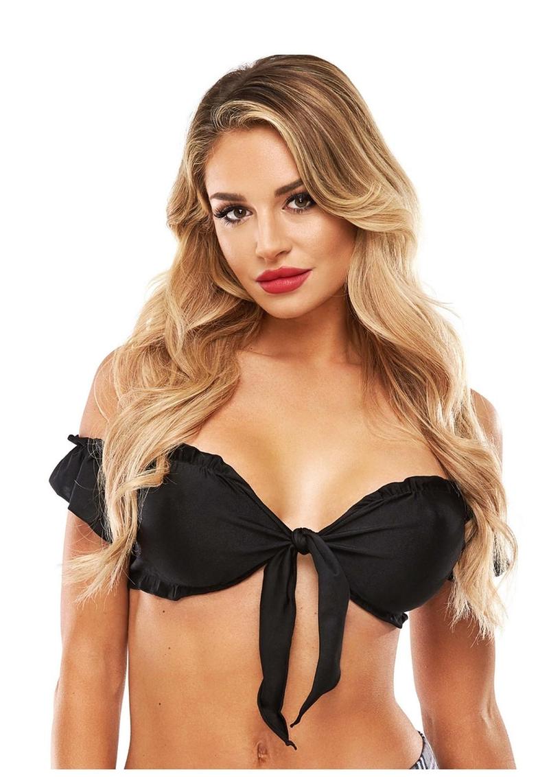 Teacher's Pet Schoolgirl Tie Top