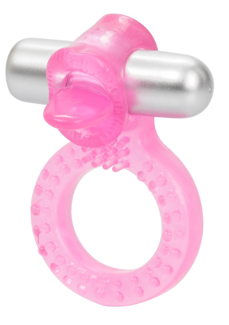 Teaser Tongue Enhancer Vibrating Cock Ring