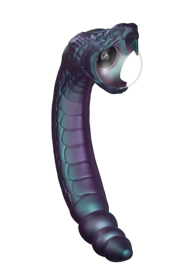 Temptasia Rattle Snake Rechargeable Vibrator - Dark Millenia