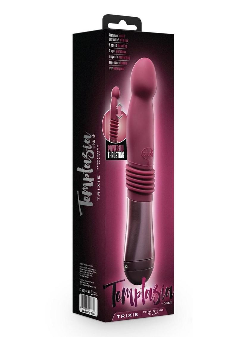 Temptasia Trixie Rechargeable Silicone Thrusting Dildo