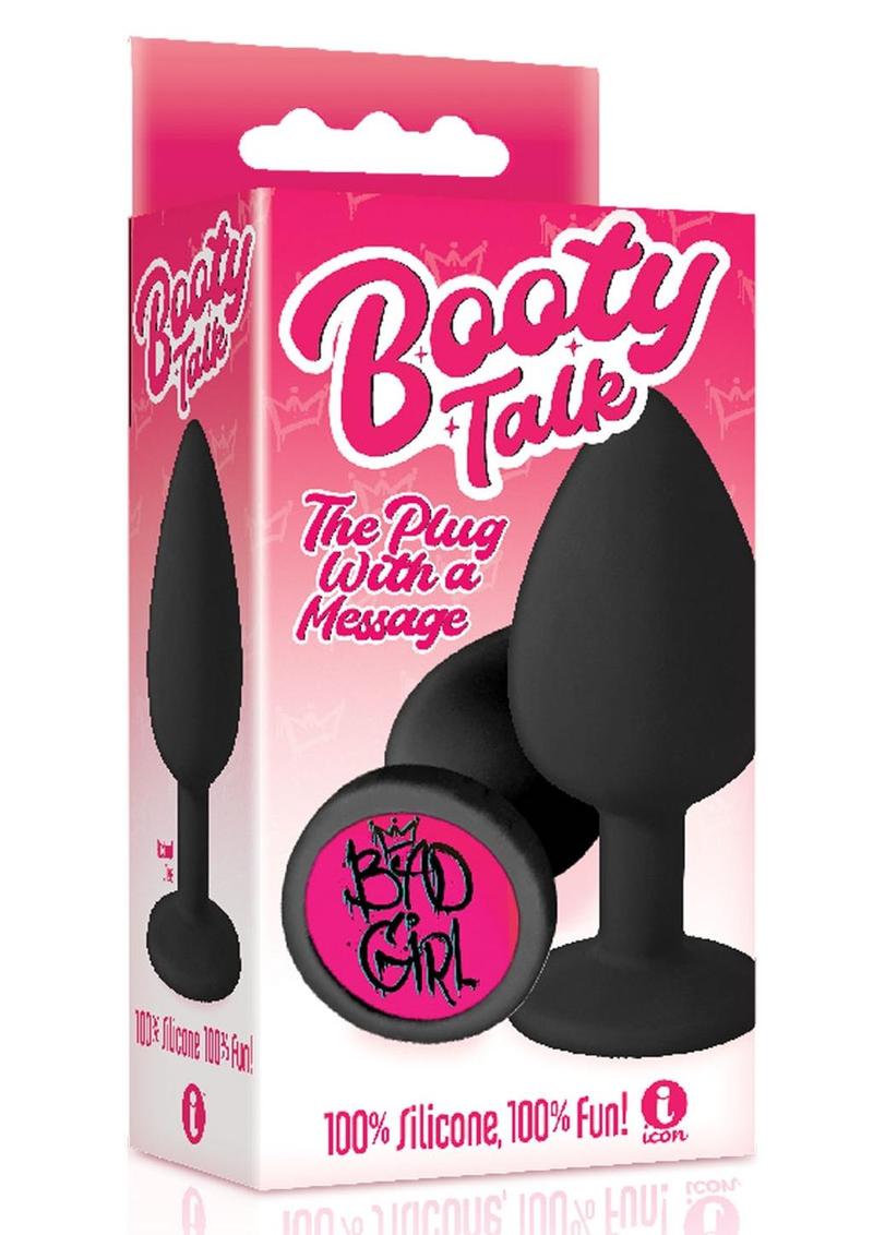 The 9's - Booty Talk Silicone Butt Plug Bad Girl