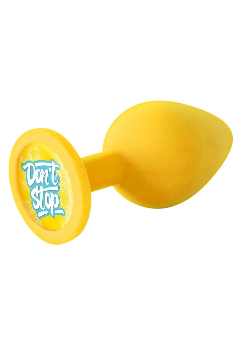 The 9's - Booty Talk Silicone Butt Plug Don't Stop