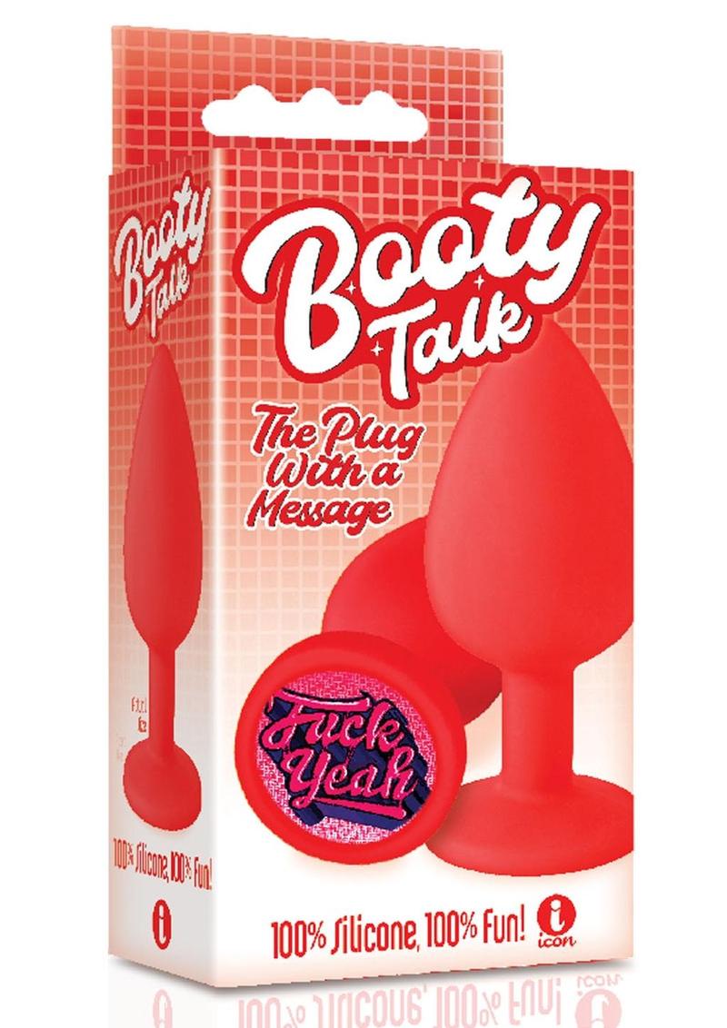 The 9's - Booty Talk Silicone Butt Plug F Yeah