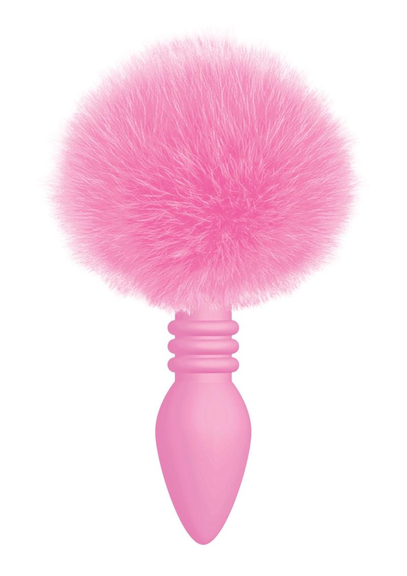 The 9's - Cottontails Silicone Ribbed Bunny Tail Butt Plug