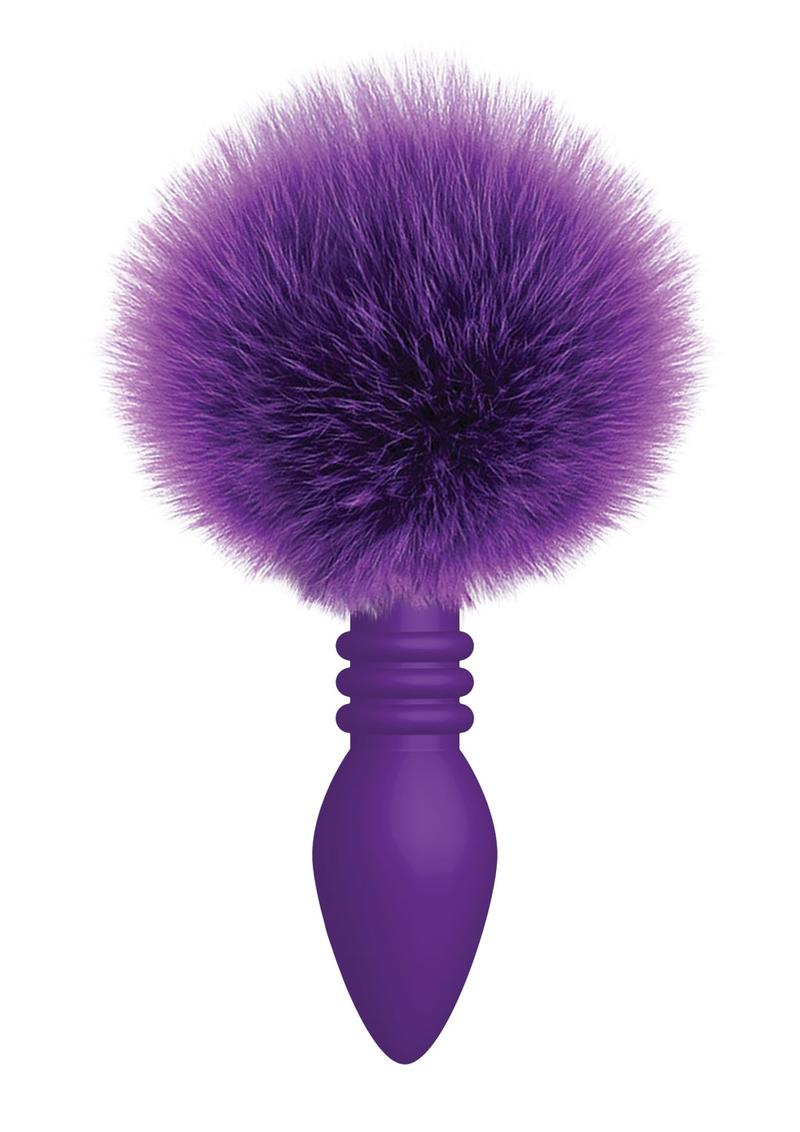The 9's - Cottontails Silicone Ribbed Bunny Tail Butt Plug