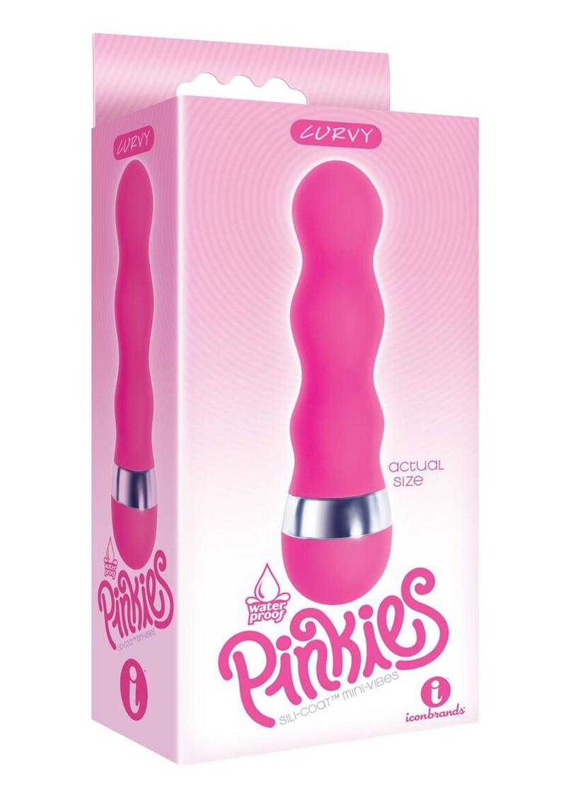 The 9's - Pinkies, Curvy Silicone Mini Vibrator