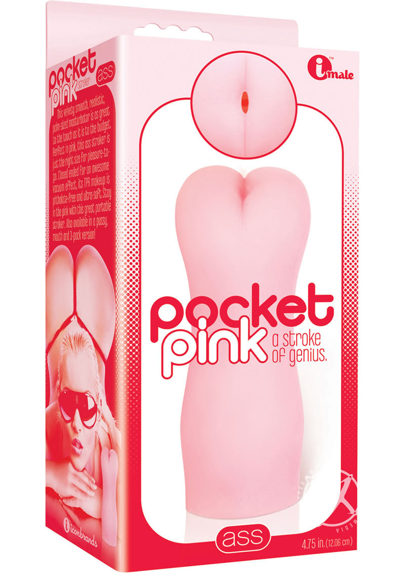 The 9's - Pocket Pink Mini Ass Masturbator