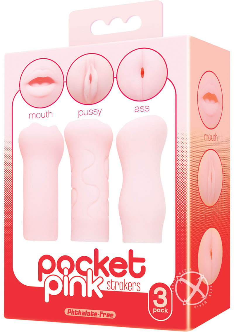 The 9's - Pocket Pink Mini Masturbator Trio