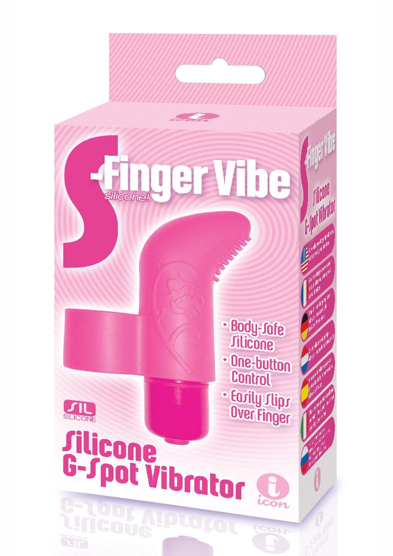 The 9's - S-Finger Silicone G-Spot Vibrator