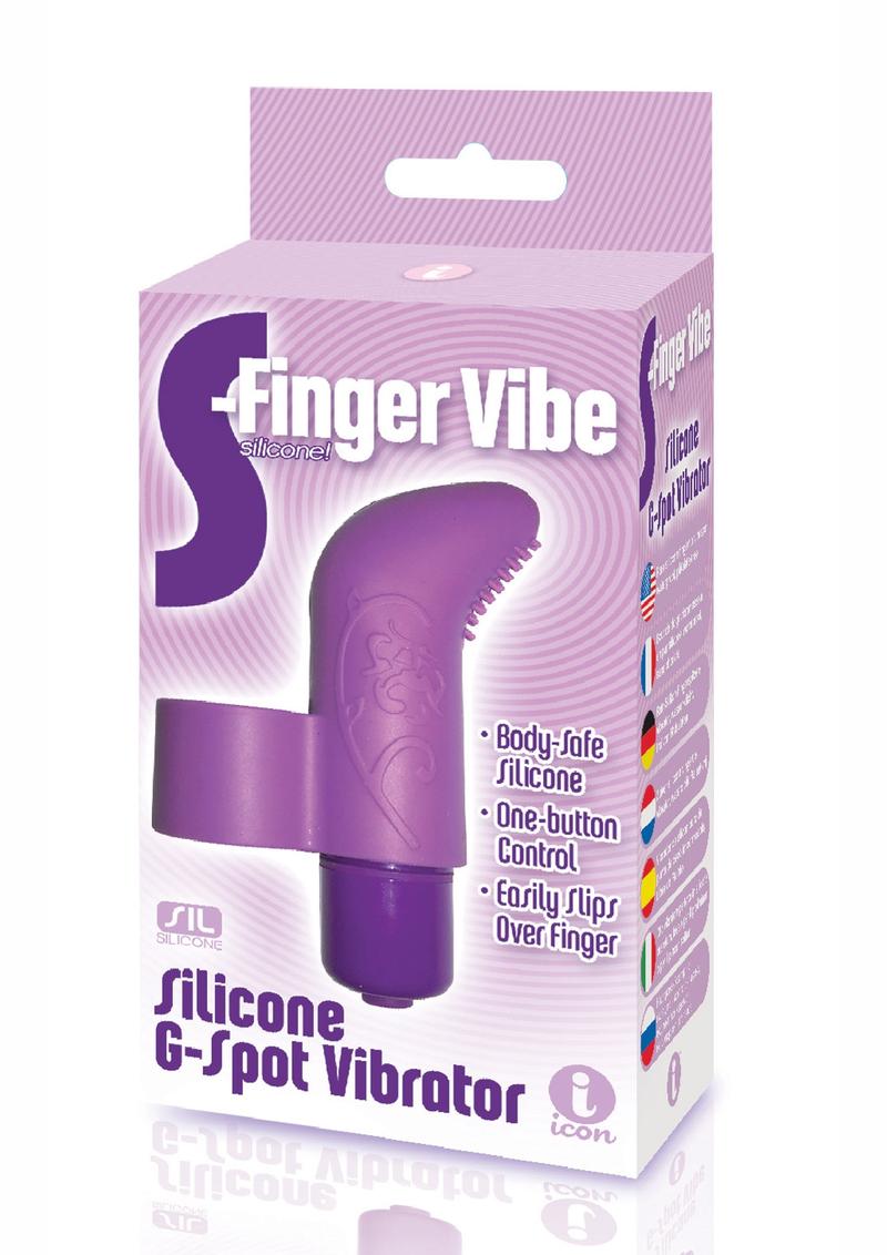The 9's - S-Finger Silicone G-Spot Vibrator