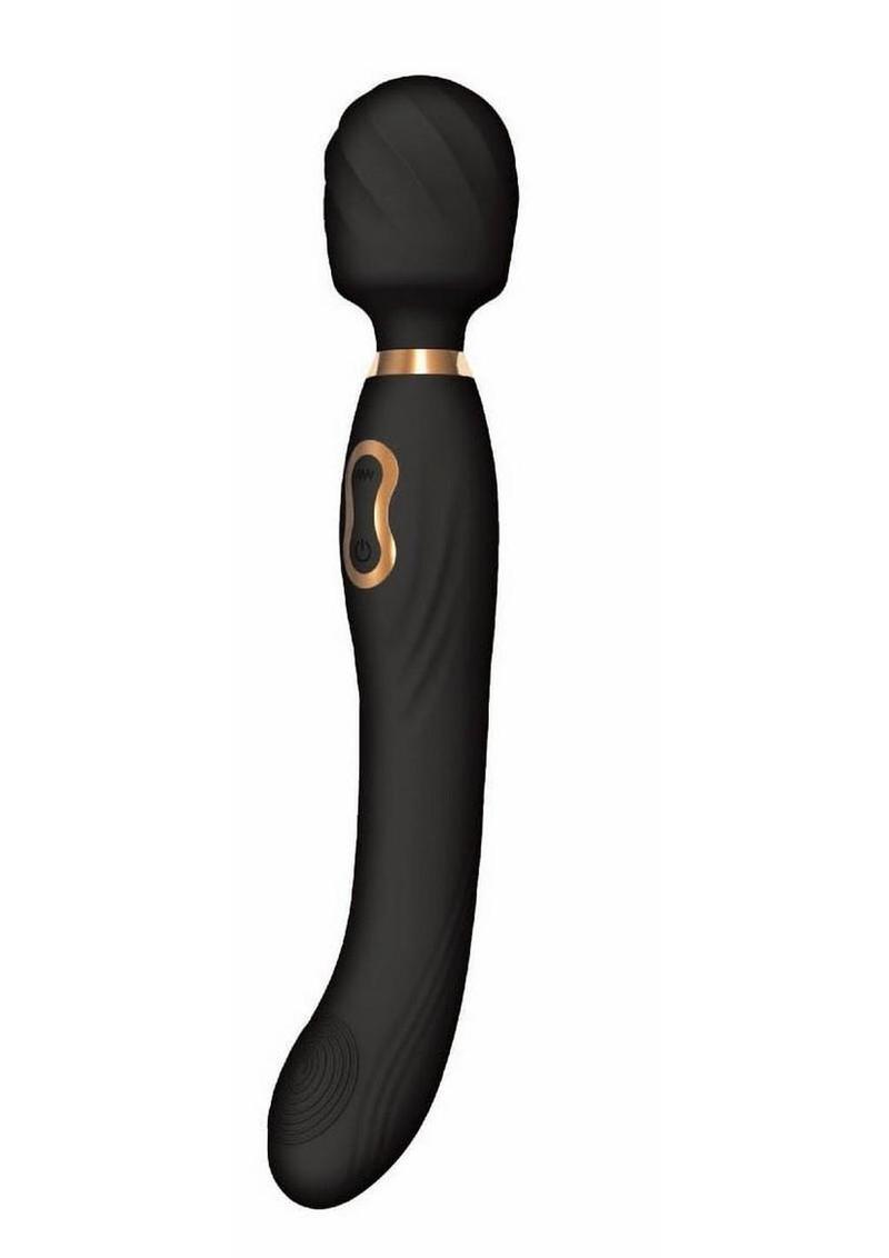 The Beat Dual Pleasure Wand Rechargeable Silicone Wand Massager