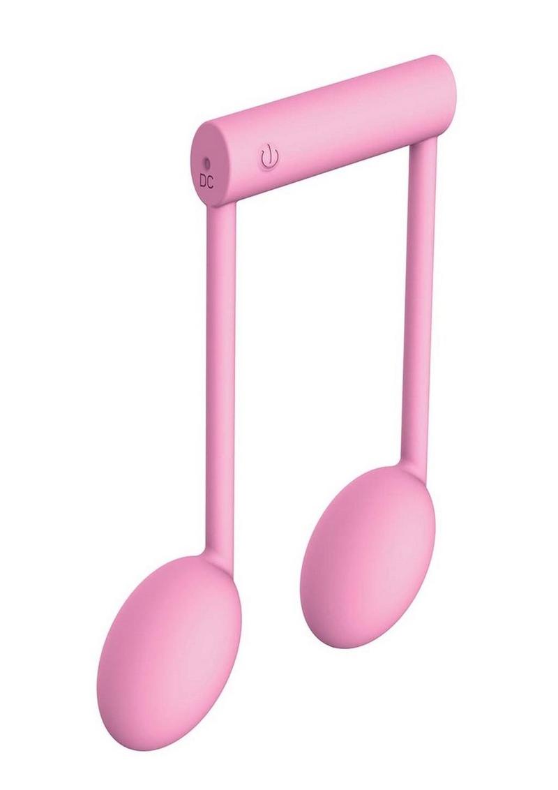 The Beat Rechargeable Silicone Note Vibrator