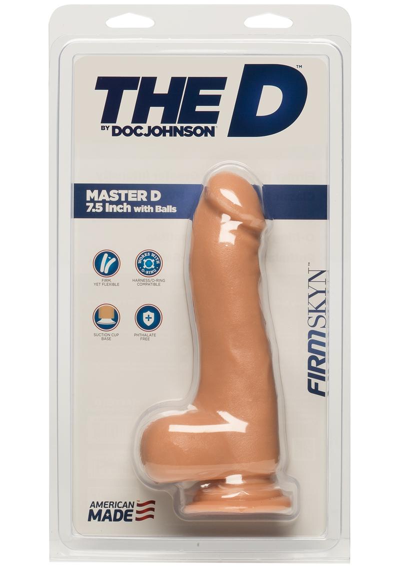 The D Master D Firmskyn Dildo with Balls