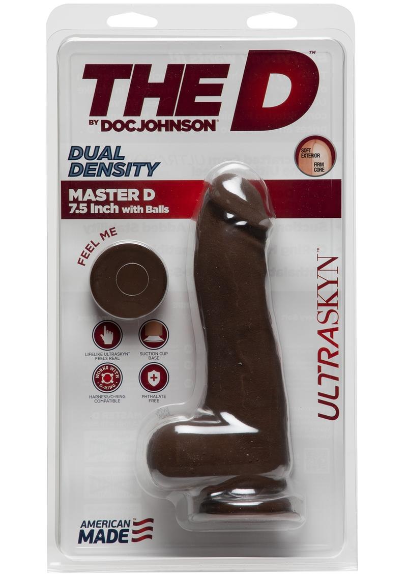 The D Master D Ultraskyn Dildo with Balls