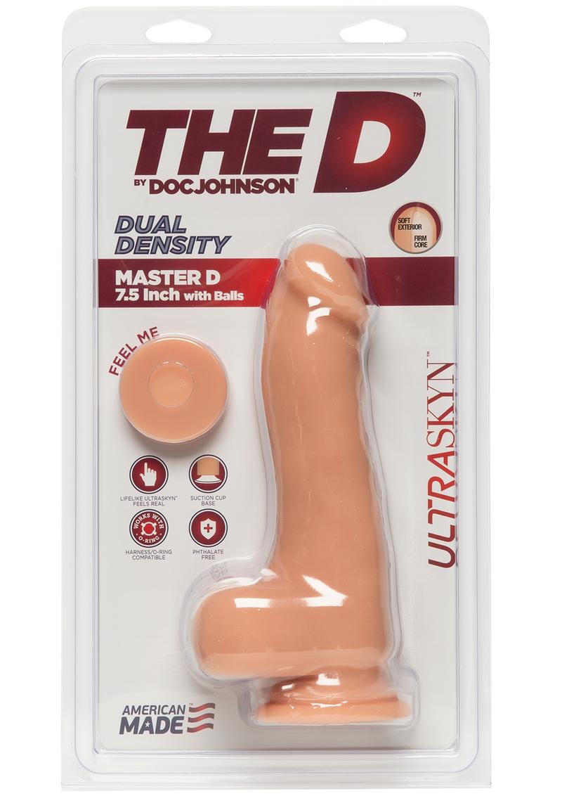 The D Master D Ultraskyn Dildo with Balls