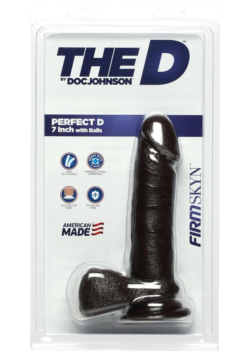 The D Perfect D Firmskyn Dildo with Balls