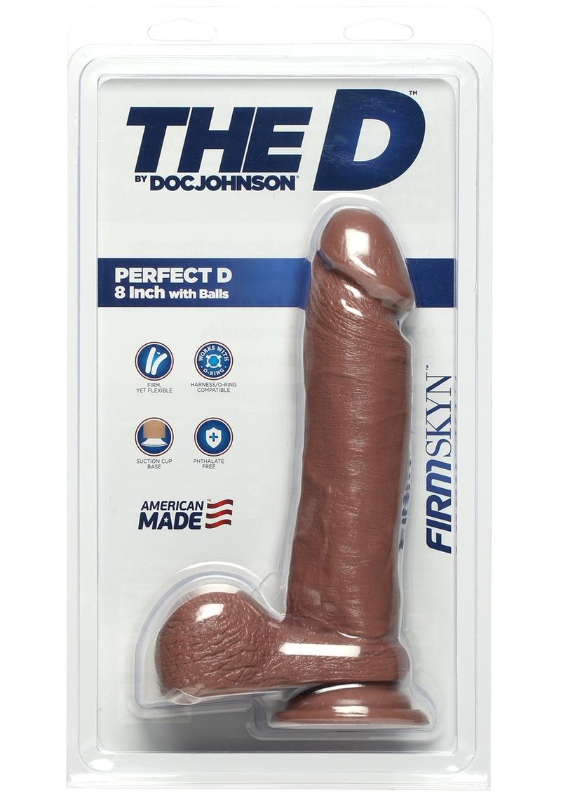 The D Perfect D Firmskyn Dildo with Balls