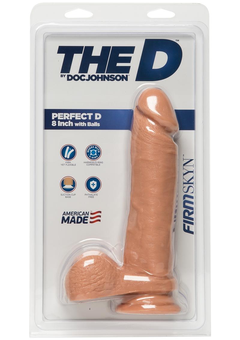 The D Perfect D Firmskyn Dildo with Balls