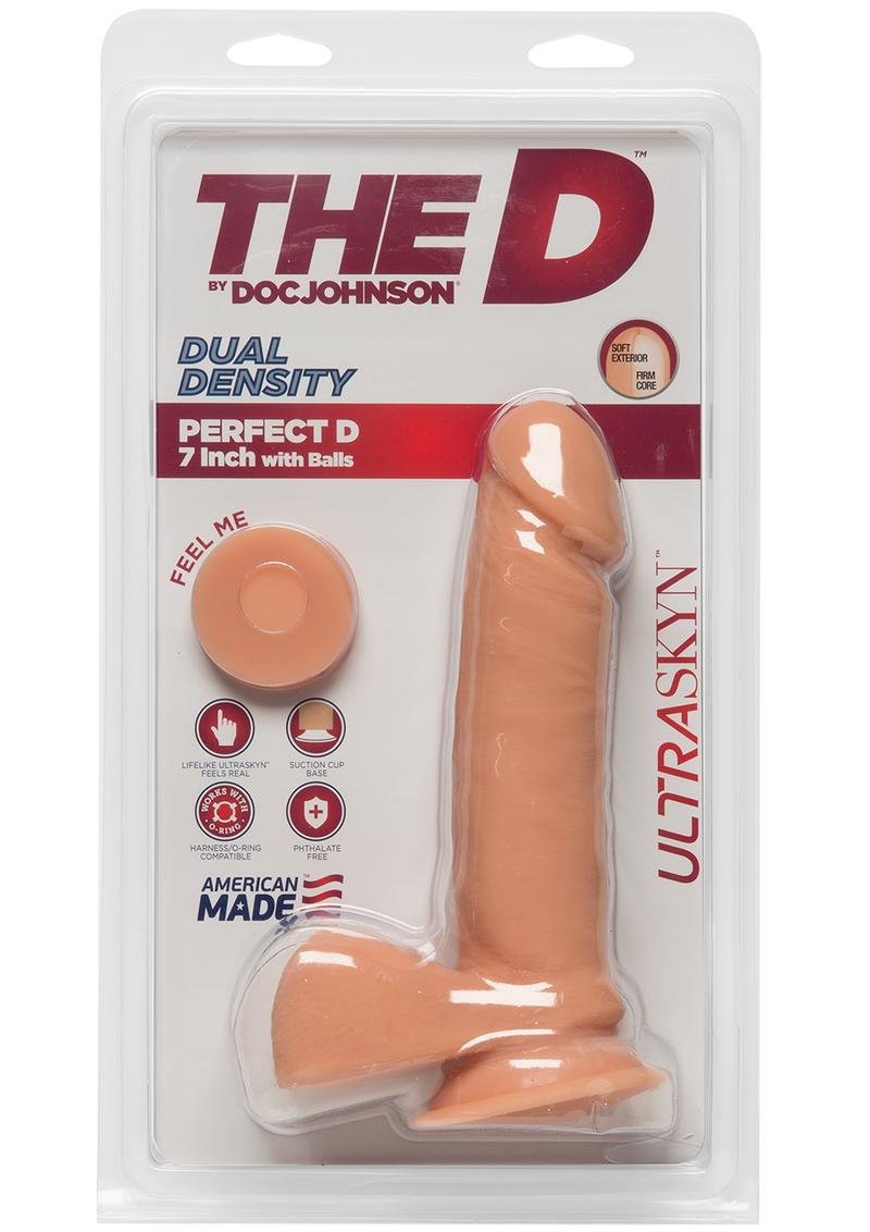 The D Perfect D Ultraskyn Dildo with Balls