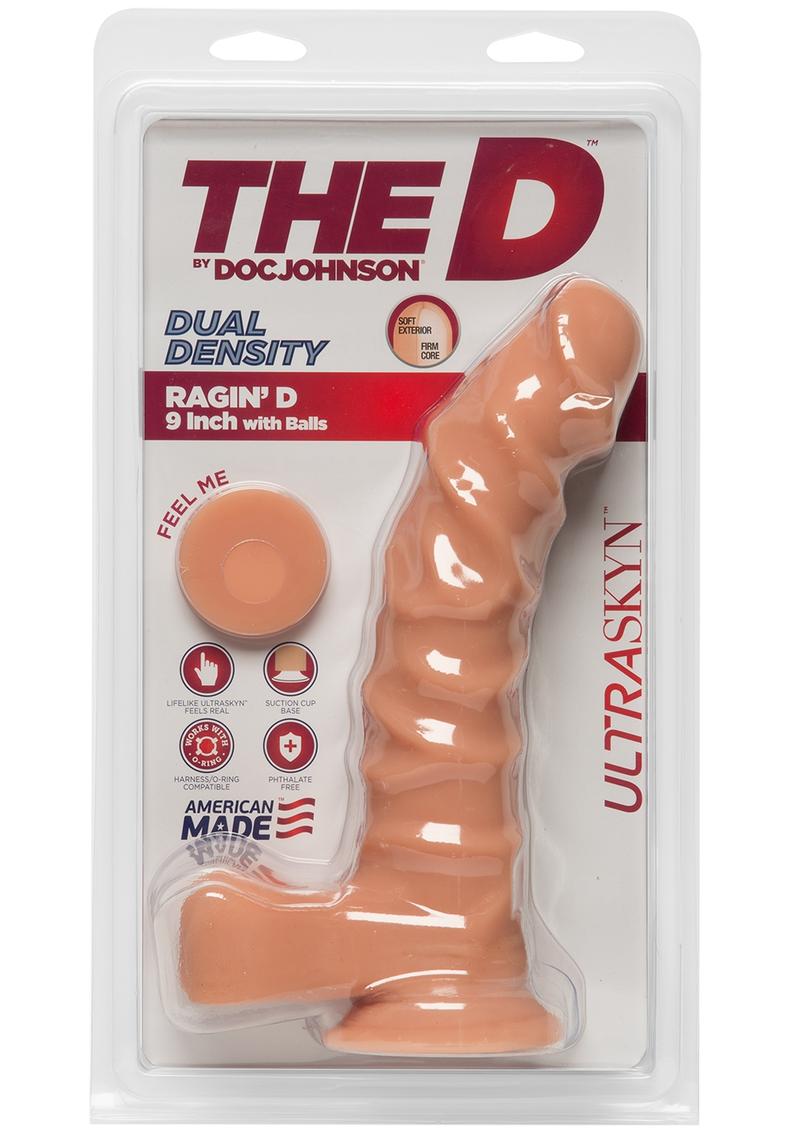 The D Ragin D Ultraskyn Dildo with Balls