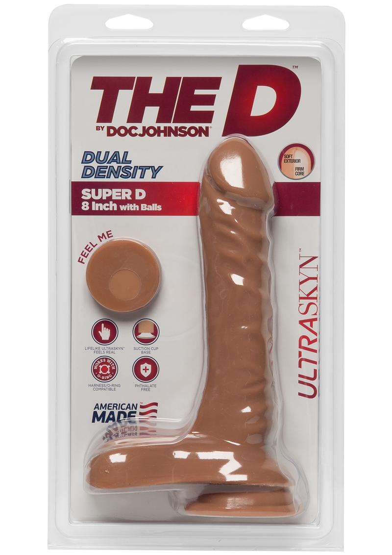The D Super D Ultraskyn Dildo with Balls
