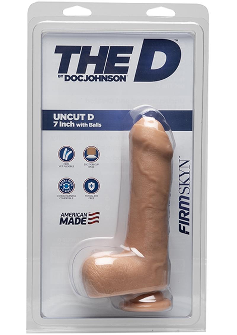 The D Uncut D Firmskyn Dildo with Balls