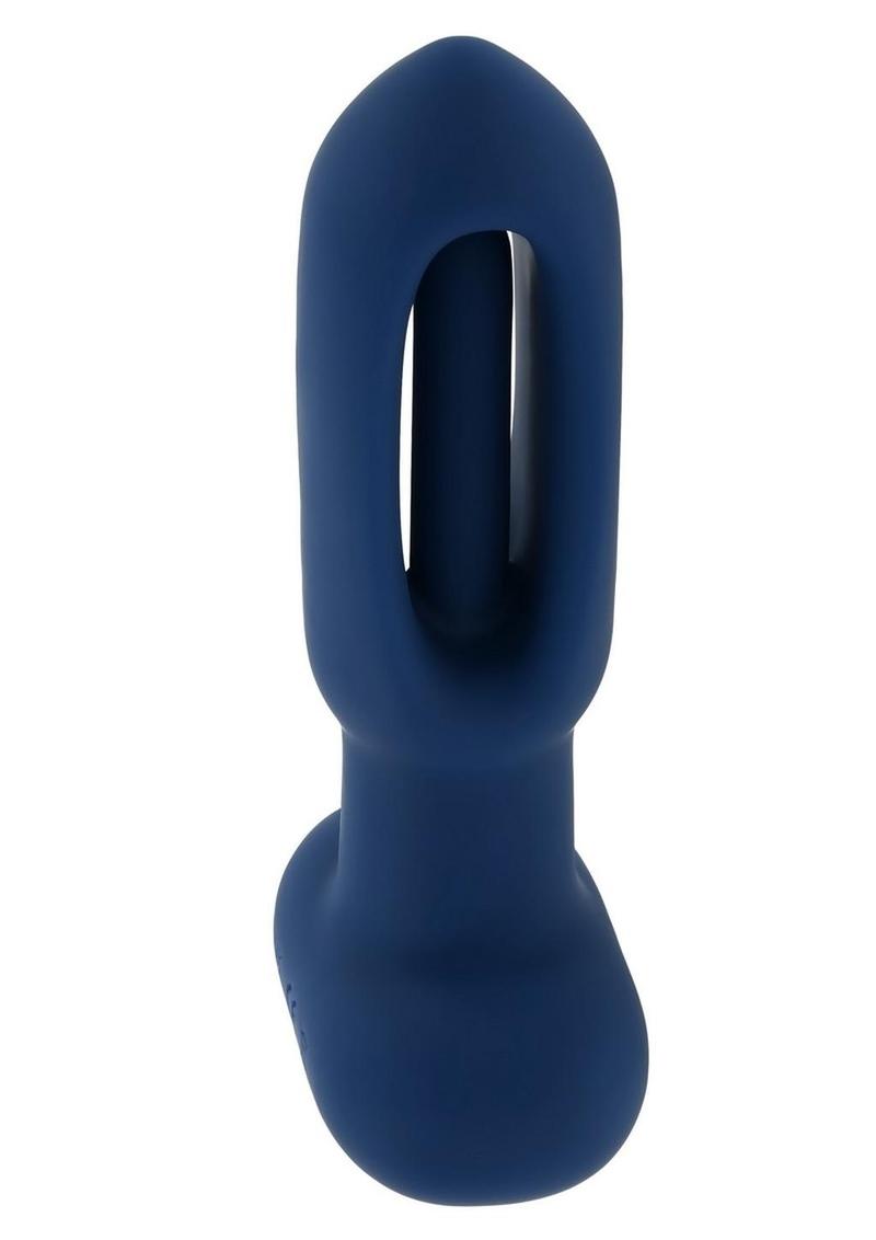 The Flapper Rechargeable Silicone Anal Plug with Remote Control