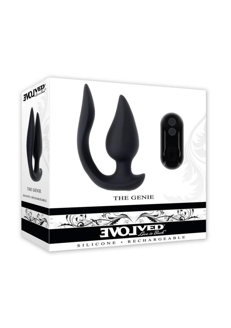 The Genie Rechargeable Silicone Multi-Play Vibrator with Remote