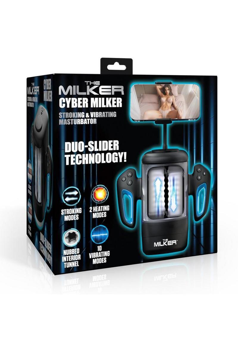 The Milker Cyber Milker Stroking and Vibrating Rechargeable Masturbator - General Orifice