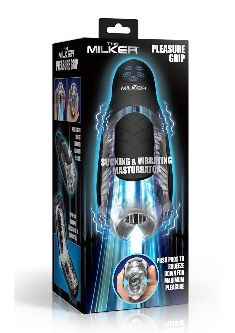 The Mk Pleasure Grip Sucking and Vibrating Rechargeable Masturbator
