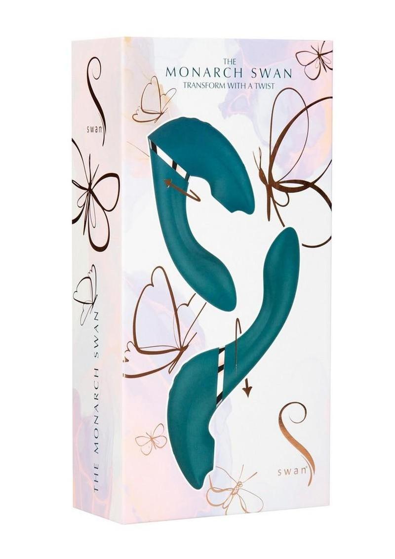 The Monarch Swan Rechargeable Silicone Transform Vibrator