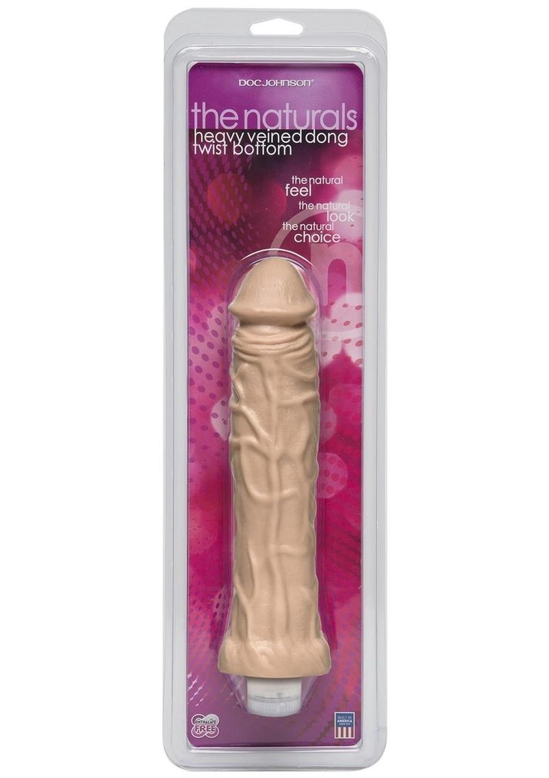 The Naturals Heavy Veined Thin Dildo