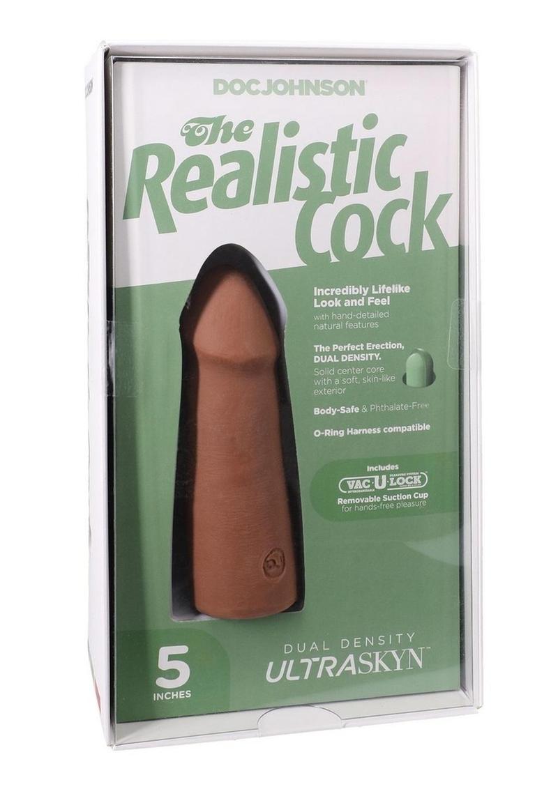 The Realistic Cock Ultraskyn Removable Vac-U-Lock Suction Cup