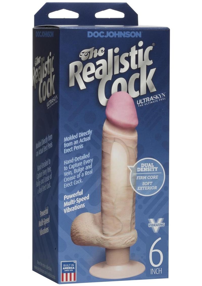 The Realistic Cock Ultraskyn Vibrating Dildo