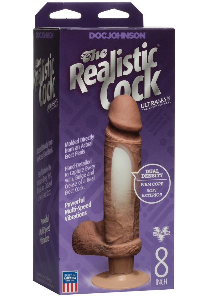 The Realsitic Cock Ultraskyn Vibrating Dildo