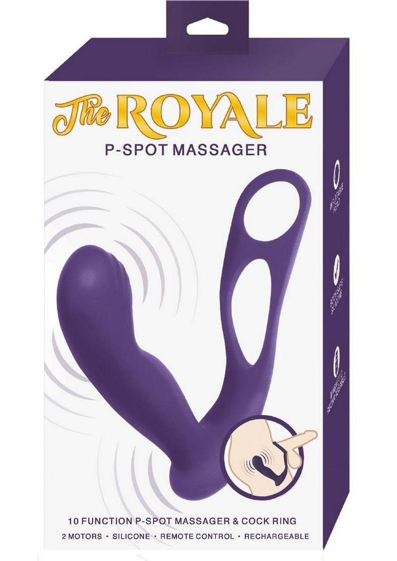 The Royal P-Spot Massager Rechargeable Silicone Prostate Stimulator