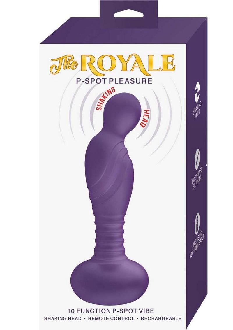 The Royal P-Spot Pleasure Rechargeable Silicone Prostate Stimulator