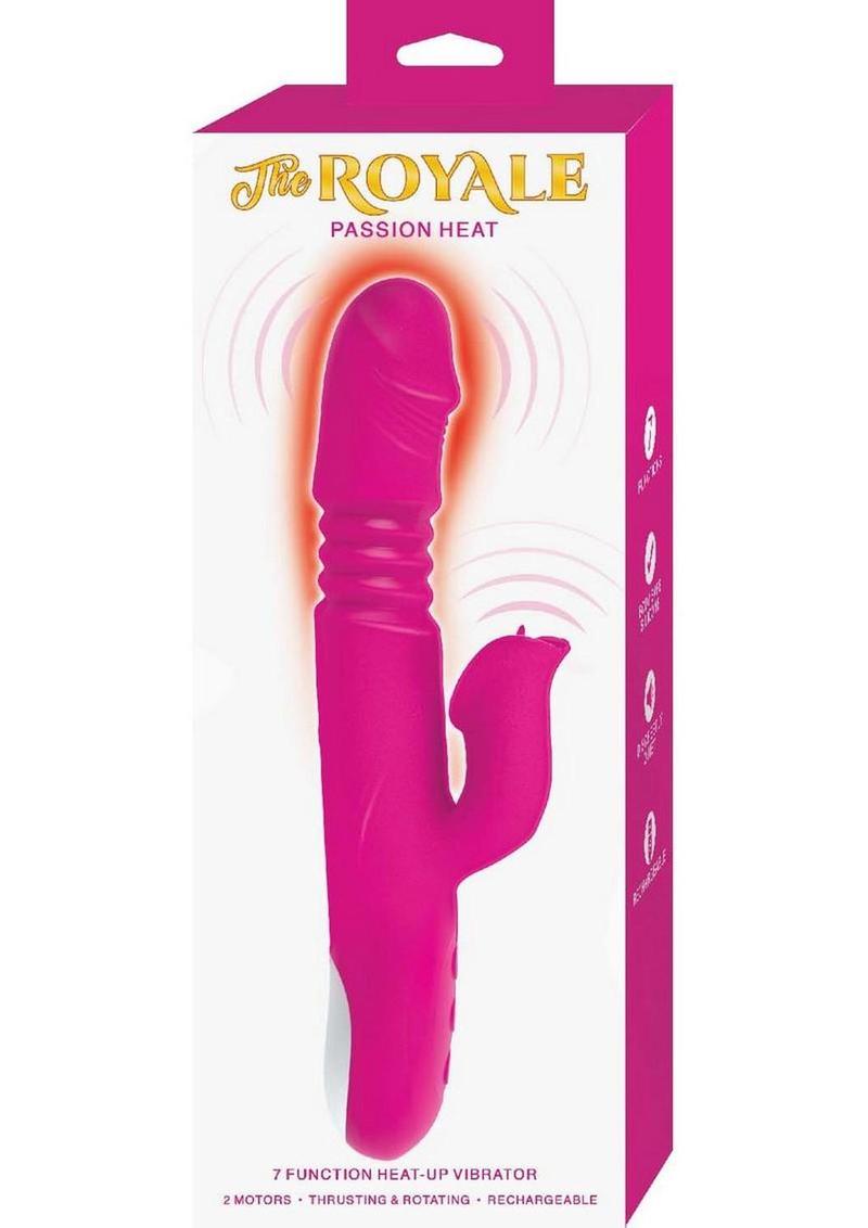 The Royal Passion Heat Rechargeable Silicone Warming Rabbit Vibrator